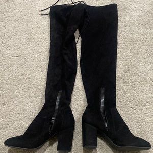 Christian Soriano black knee boots sz 12